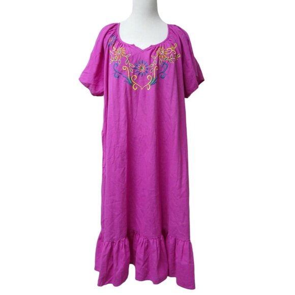 Only Necessities embroidered cotton dress - Picture 1 of 7